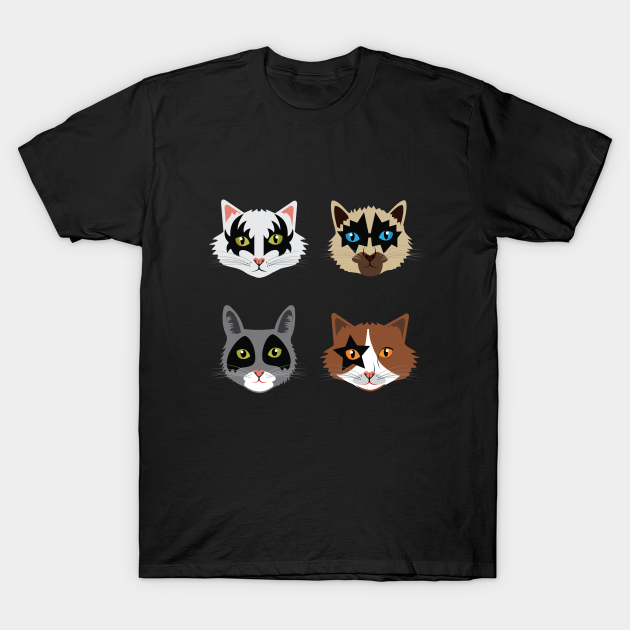 KISS MEOW Cats TShirt TeePublic